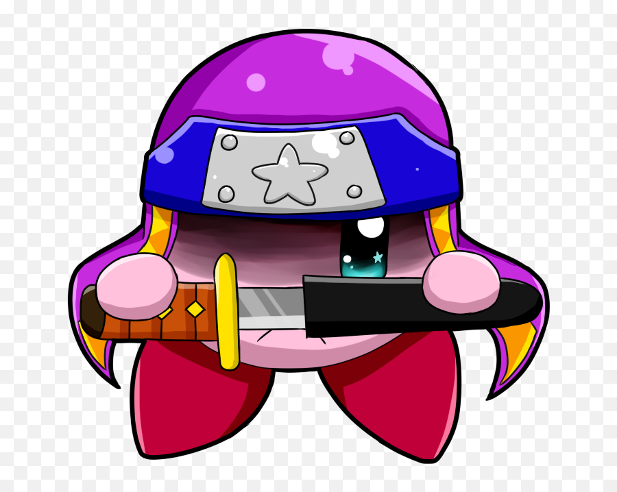 Nintendo Fan Art Thread - Ninja Kirby Emoji,Kirby Thinking Emoji