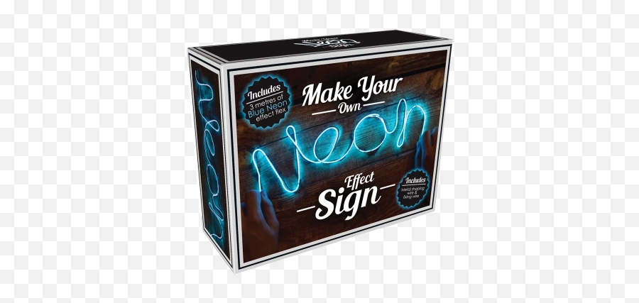 Diy Neon - Effect Pink Light Iscream Make Your Own Neon Sign Kit Emoji,Cardboard Box Emoji