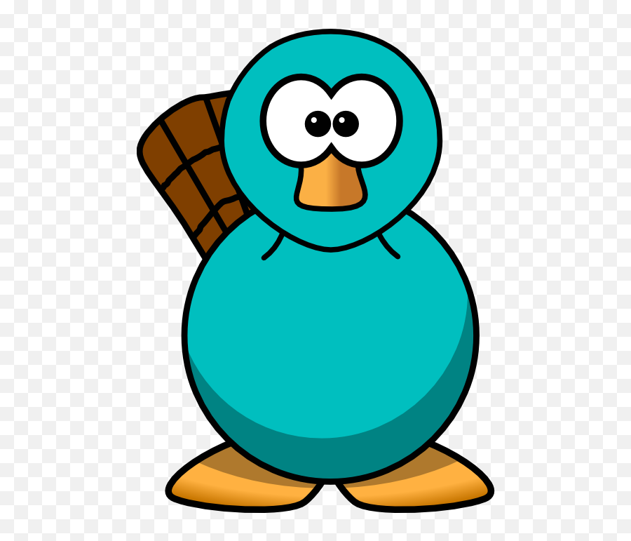 Open Clipart Penguin Open Penguin Transparent Free For - Platypus Clipart Emoji,Platypus Emoji