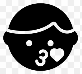 Kiss Flirtatious Emoticon People Face Flirty Icon - Smiley Png Emoji