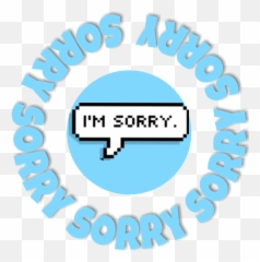 Excuse Me Im Sorry Stamp Font Imprint - Portable Network Graphics Emoji,I'm Sorry Emoji