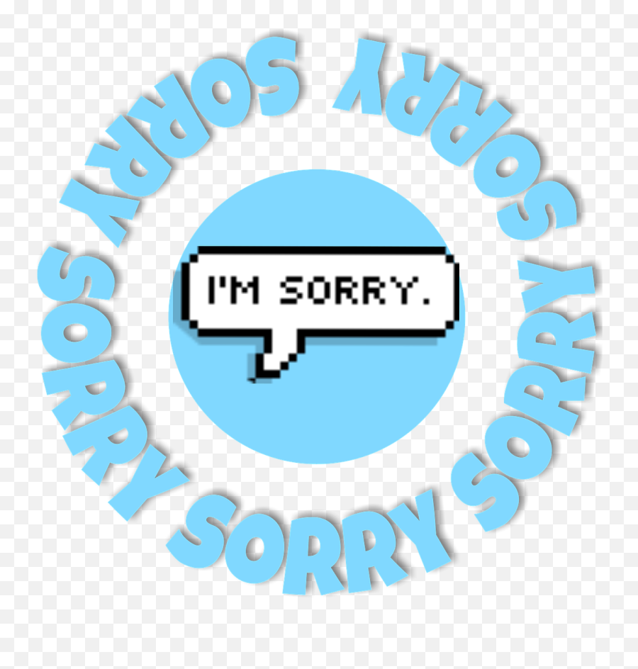 Excuse Me Im Sorry Stamp Font Imprint - Portable Network Graphics Emoji,I'm Sorry Emoji