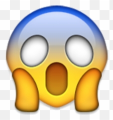 Emoji Emojisticker Sticker Stickers Shocked Smiley Eek - Omg Emoji Png ...