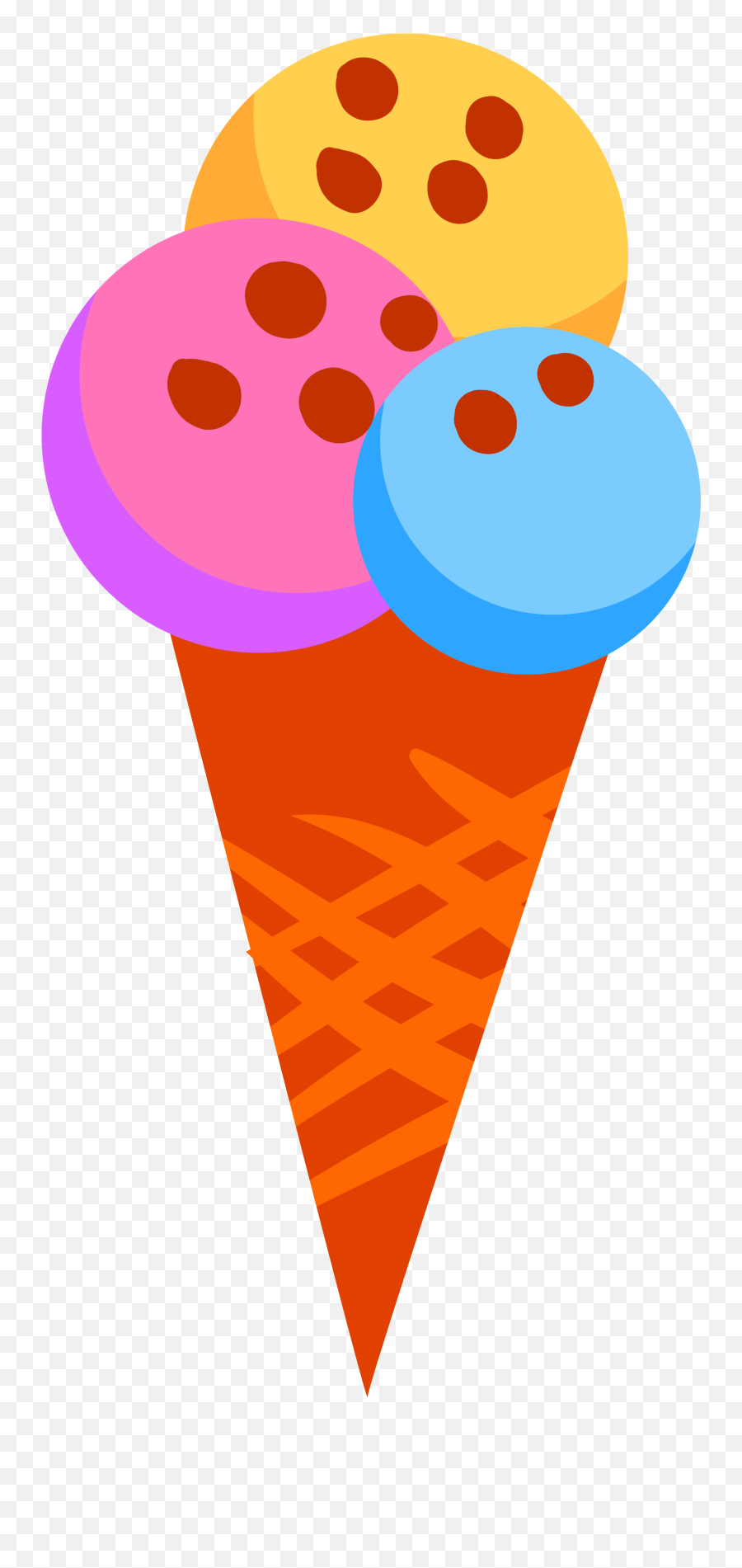Picture - Colorful Ice Cream Clipart Emoji,Cone Emoji