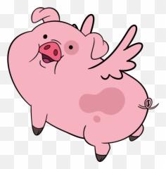 Pig With Wings Clipart - Cerdito Volador Emoji,Flying Pig Emoji