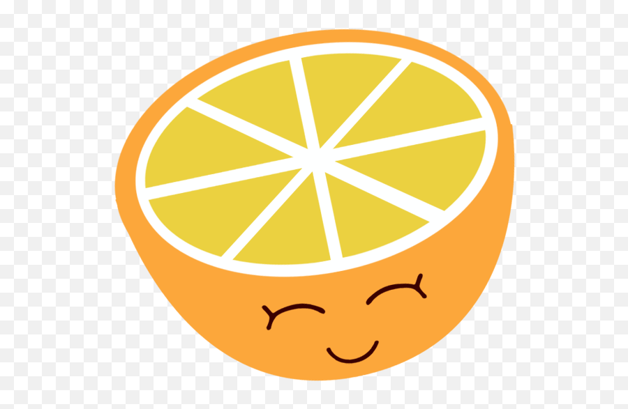 Smiley Clipart Orange Smiley Orange - Orange Cartoon Png Emoji,Orange Juice Emoji