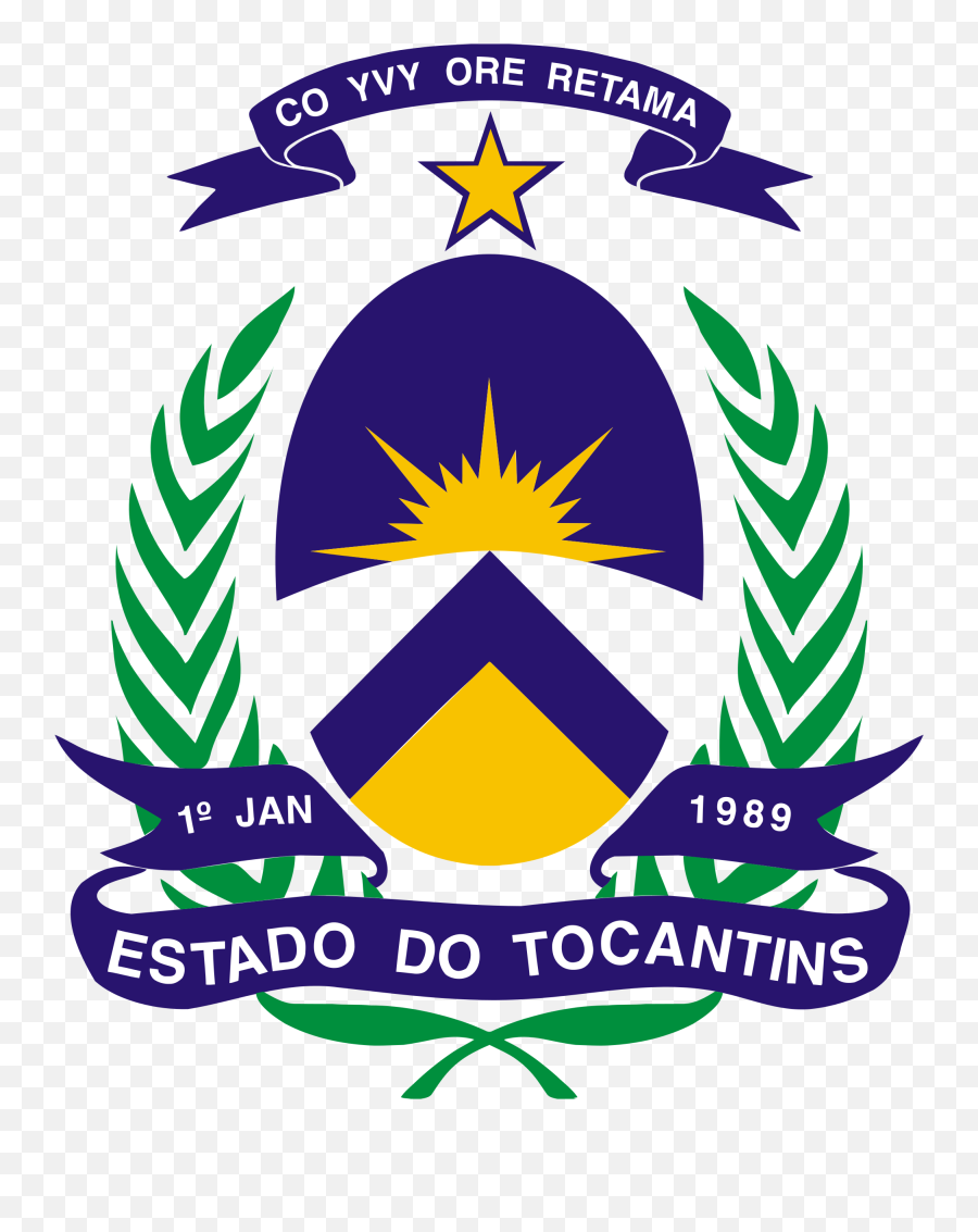 Brasão Do Tocantins - Brasao Estado Tocantins Emoji,Sob Emoji