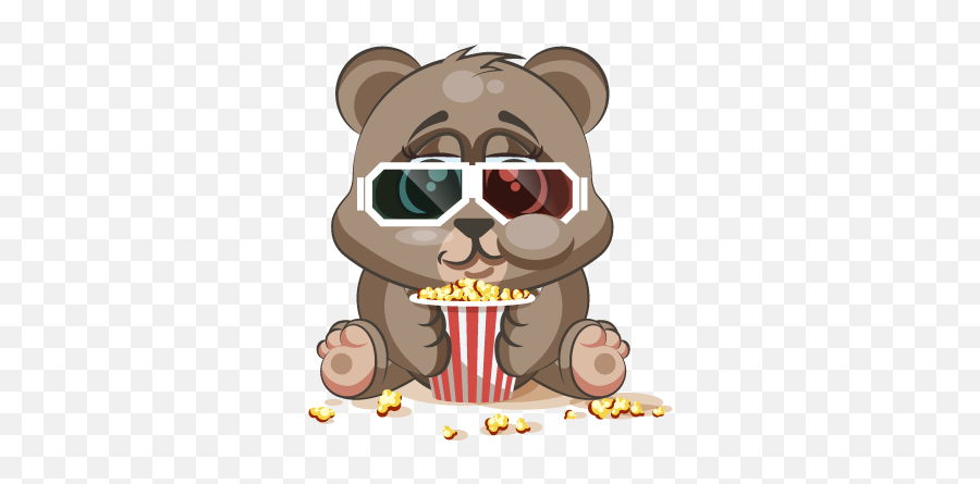 Adorable Bear Emoji Stickers - Bear Watching Emoji,Teddy Bear Emoji