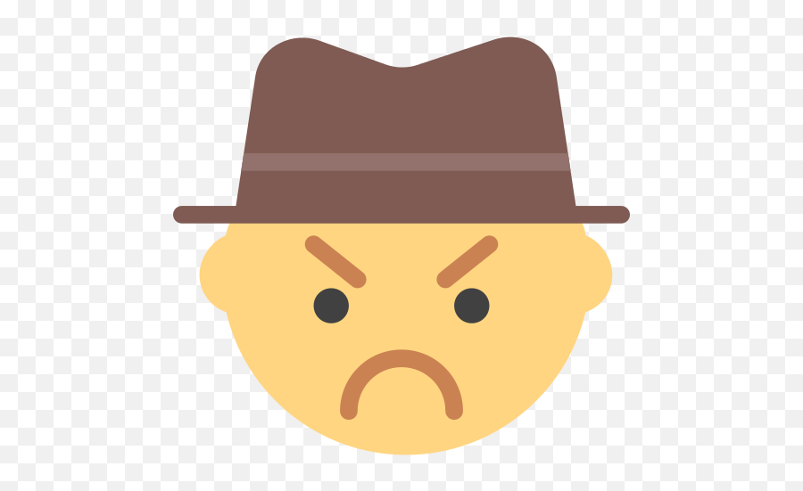 Gangster Png Icon - Gangster Icon Emoji,Hat Emoticon