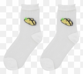 Radish Mesh Socks - Hockey Sock Emoji,Black Emoji Socks