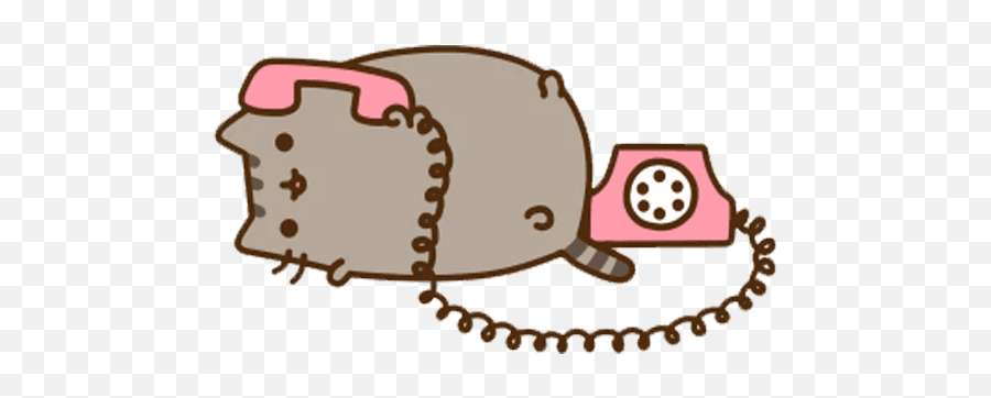 Telephone Iphone Download Hd Png - Pusheen Gif Emoji,Emoji Telephone