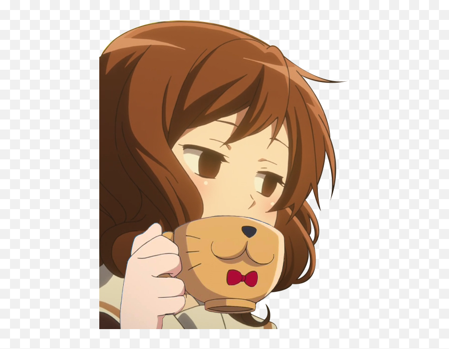Smug Anime Girl Png Images Collection For Free Download - Anime Girl Sipping Tea Emoji,Smug Emoji