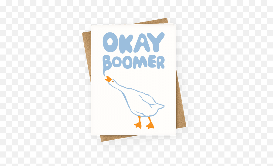 Funny Greeting Card Greeting Cards Lookhuman - Duck Emoji,Goose Emoji