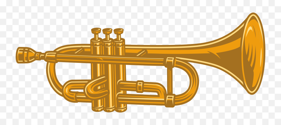 Trumpet Instrument Clipart - Trumpet Clipart Png Emoji,Metal Horn Emoji