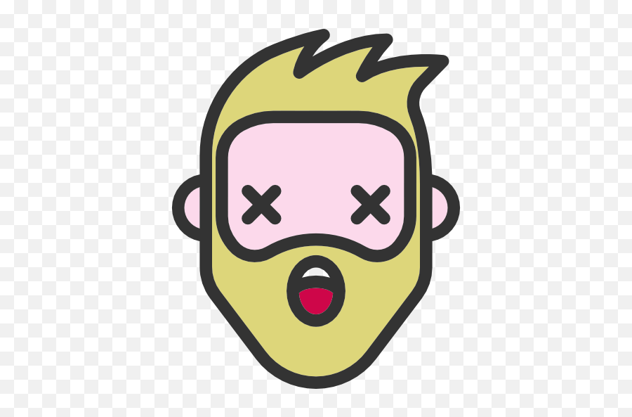 Heads Wonder Facial Hair Hipster Feelings People Faces - Wonder Icon Png Emoji,Santa Emoticons