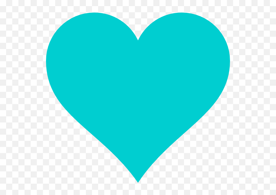 Heart Clipart Teal - Teal Heart Clipart Emoji,Colored Heart Emoji