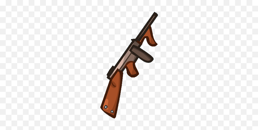 Submachine Gun Fortnite Png Png Image - Tommy Gun Cartoon Transparent Emoji,Mouthless Emoji