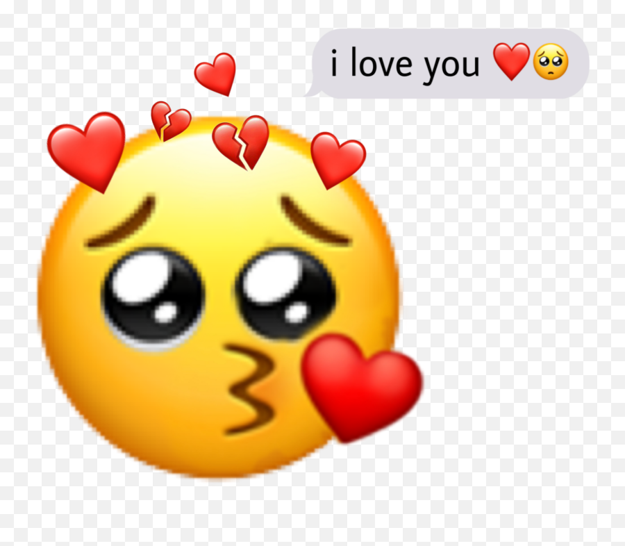Trending Angel - Crying Peace Sign Meme Emoji,I Love You Emoticon