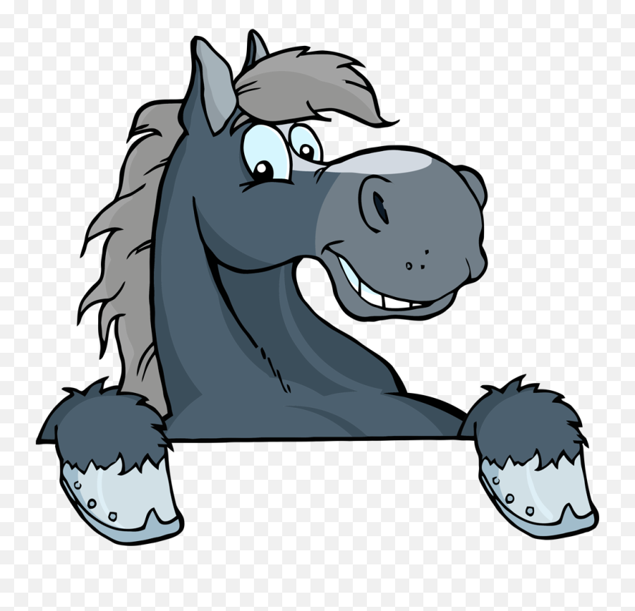 Horse Feet Clipart - Cartoon Horse Head Emoji,Horse And Muscle Emoji