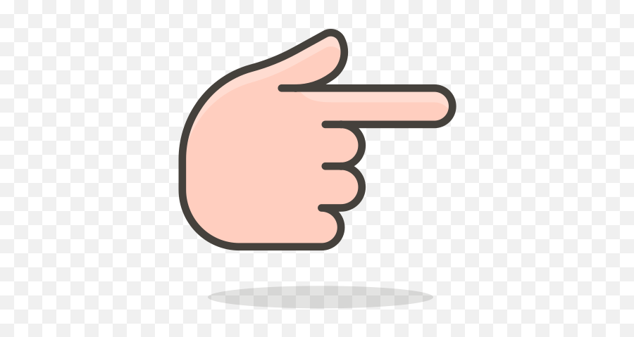 Backhand Index Pointing Right Free Icon Of 780 Free - Finger Icon Ke Kanan Png Emoji,Finger Pointing Right Emoji