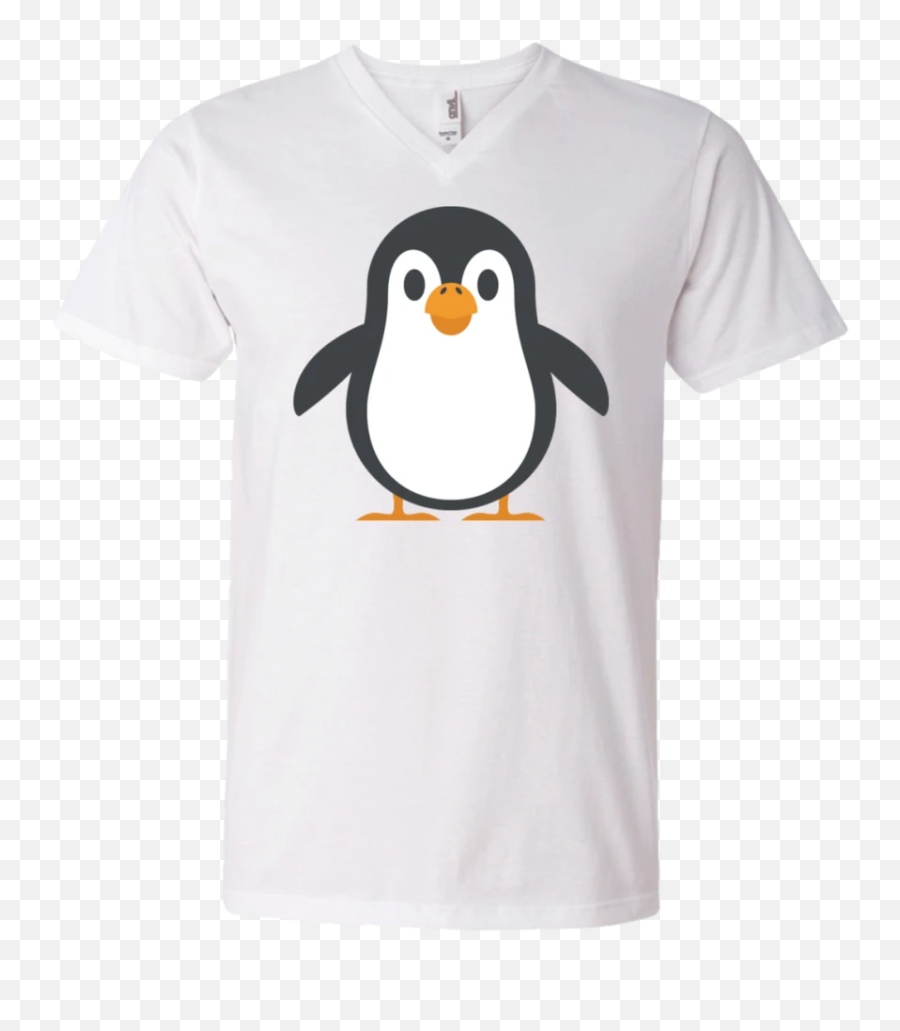 Happy Penguin Emoji Menu0027s V - Neck Tshirt U2013 That Merch Store Gucci T Shirt Rabbit,Emoji Smoking Weed