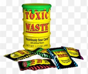 Toxic Waste Yellow Drum Extreme Sour Candy 15oz 42g - Toxic Sour Candy Emoji,Pez Emojis