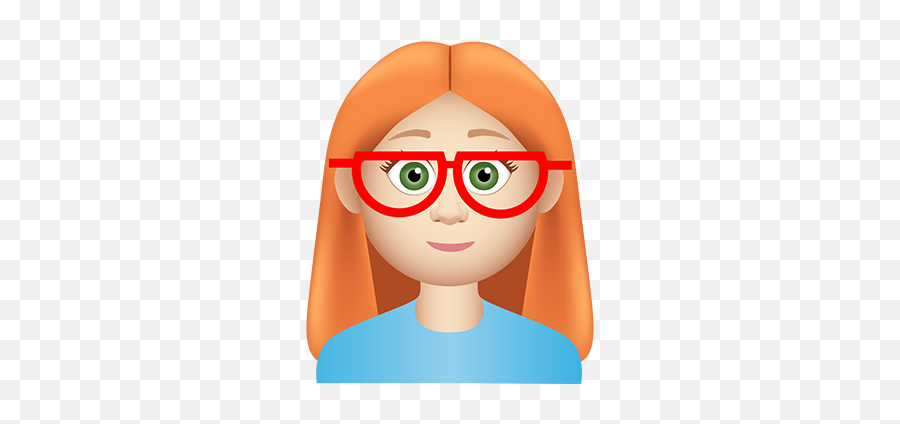 Gingermoji Kristina Caizley - Cartoon Emoji,Woman Facepalm Emoji