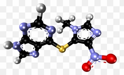 Azathioprine Xtal 1984 - Molecule Emoji,Chemistry Emoji