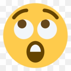 Emoji Remix On Twitter Astonished Roll Eyes - Smiley,Emoji 23