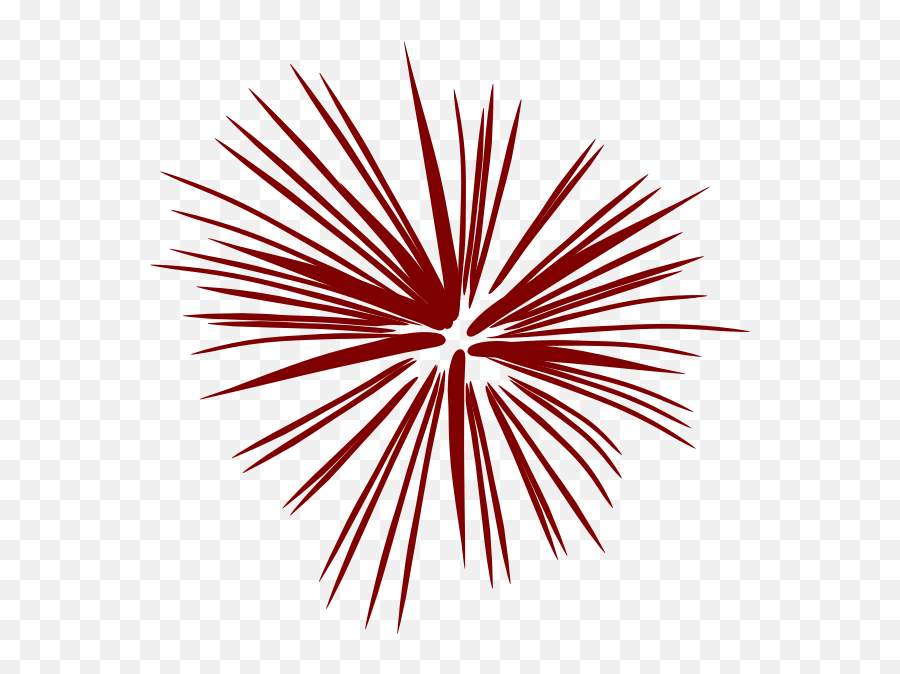 Large Brugundy Fireworks Clip Art At Vector Clip Art - Clip Art Fireworks Emoji,Firework Emoji