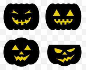 Halloween Pumpkin Emoticons - Scary Cartoon Emoji