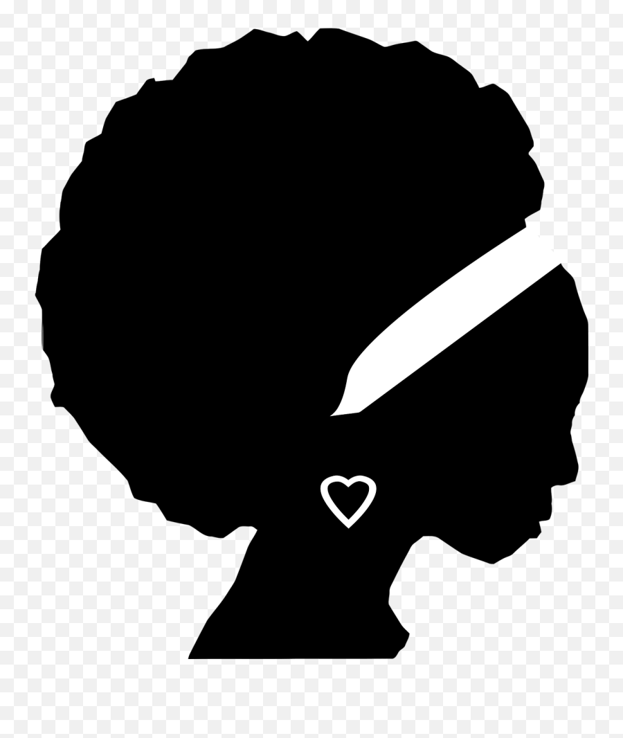 African American Black Female - Black Girl Silhouette Emoji,African American Flag Emoji