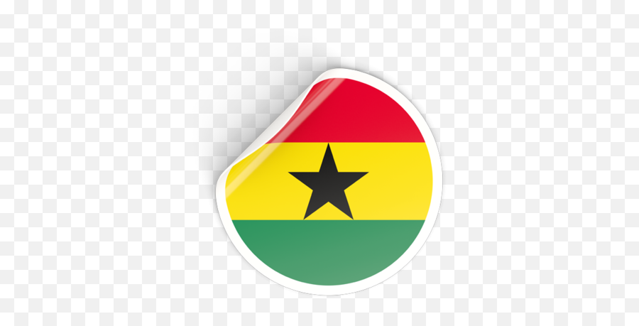 Ghana Flag Black Star Transparent Png - Icon Ghana Flag Png Emoji,Ghana Flag Emoji