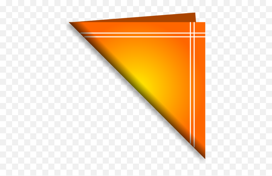 Vector Clip Art Of Orange Folded Napkin - Napkin Clipart Emoji,Emoji Lunch Bag