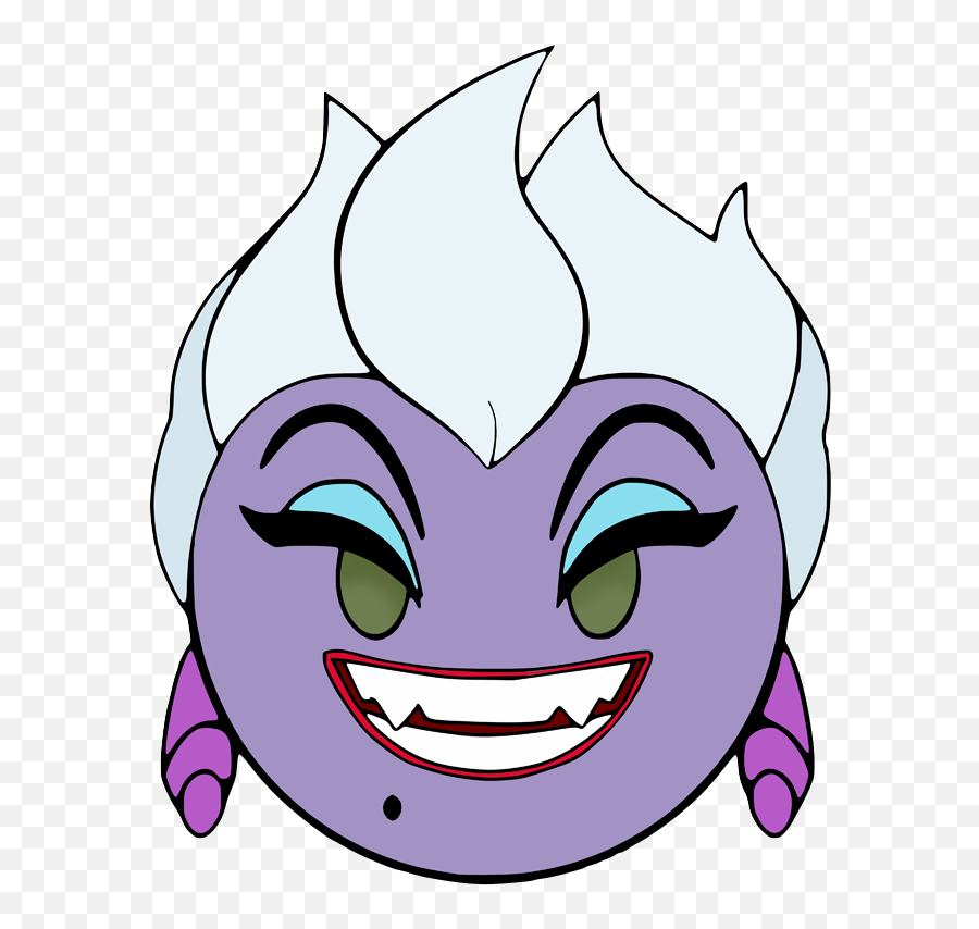 Disney Emojis Clip Art - Ursula Disney Emoji Blitz,Purple Emojis