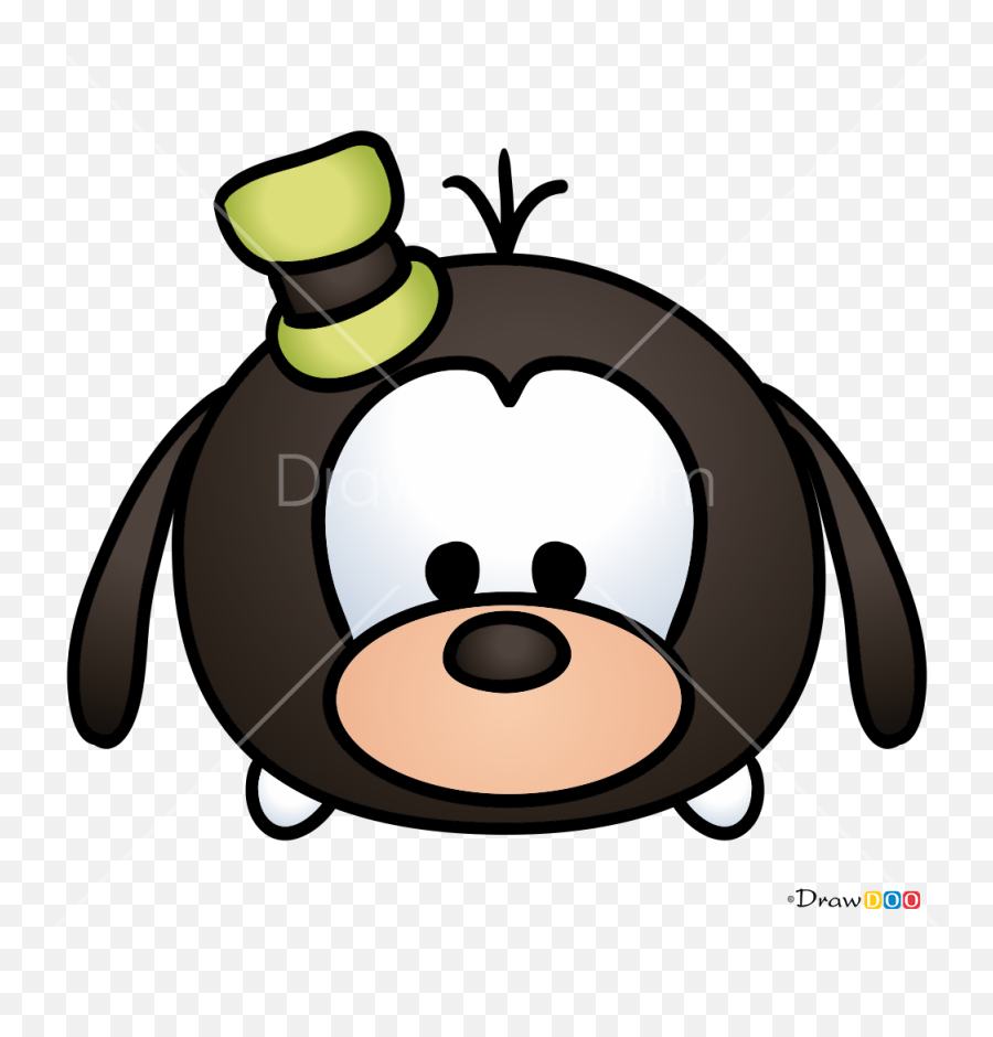 How To Draw Goofy Disney Tsum Tsum - Goofy Tsum Tsum Cartoon Emoji,Goofy Emoji