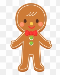 Free Gingerbread Man Cliparts The - Transparent Background Gingerbread Man Clipart Emoji,Ginger Emoji Iphone