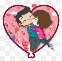 Pink Valentine Day Keyboard - Love Emoji,Valentine's Day Find The Emoji