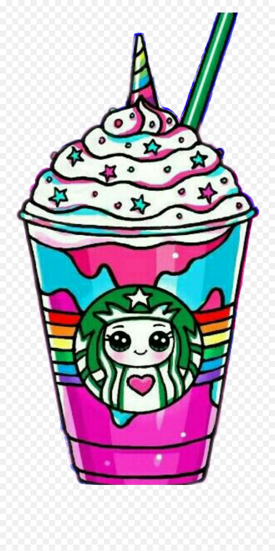 Starbucks - Draw A Unicorn Girl Emoji,How To Draw A Emoji Unicorn