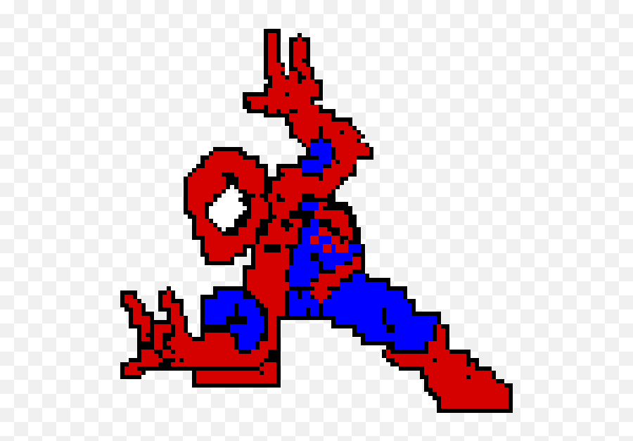 Phanthers Gallery - Minecraft Spider Man Pixel Art Emoji,Spiderman Emoticon