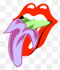 Rolling Stones Tongue - Rock N Png Emoji