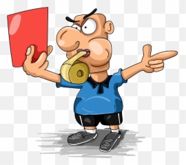 Judge Football Red Card - Juiz Com Cartão Vermelho Emoji