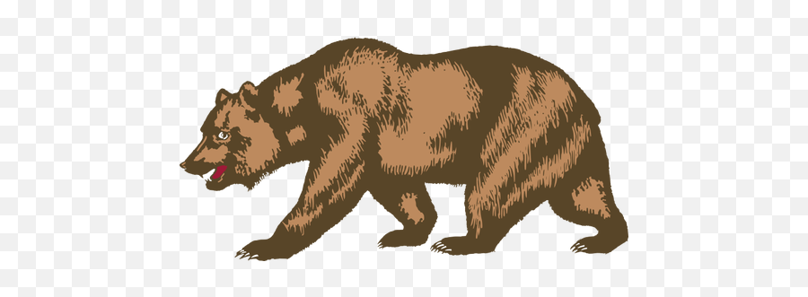 Brown Bear Vector At Getdrawings - Clipart Grizzly Bear Emoji,Angry Bear Emoji