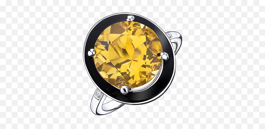 Absolument Toi Ring White Gold Black - Emblem Emoji,Ring Emoticon