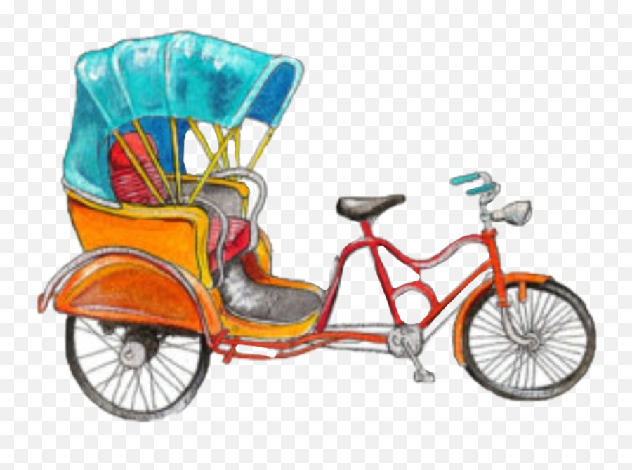 The Newest Rickshaw Stickers - Recumbent Bicycle Emoji,Rickshaw Emoji