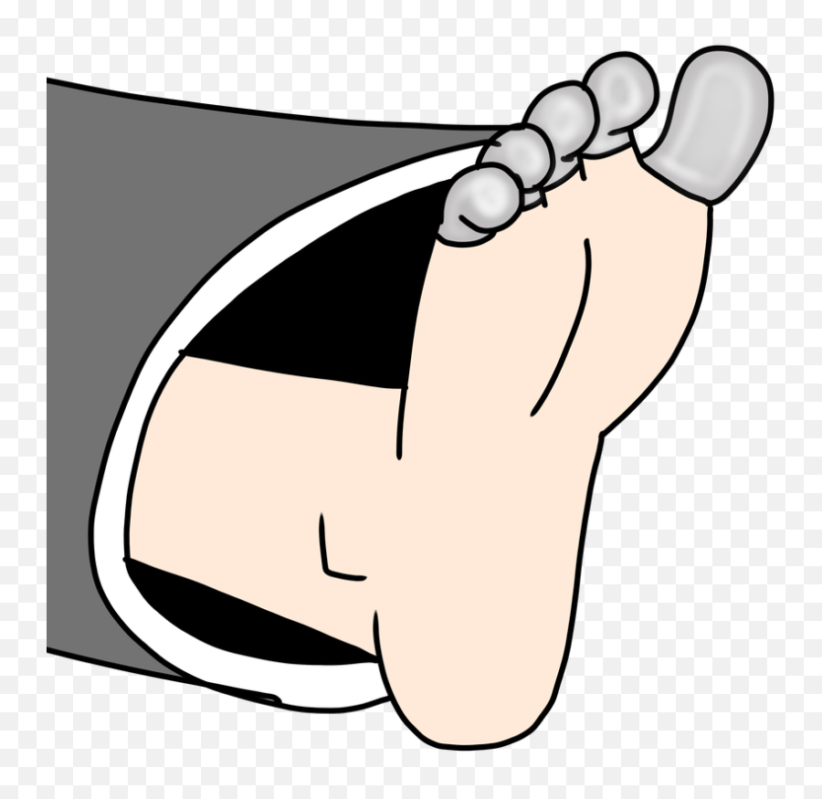 Bare Clipart Human Foot - Png Download Full Size Clipart Clip Art Emoji,Foot Emoji