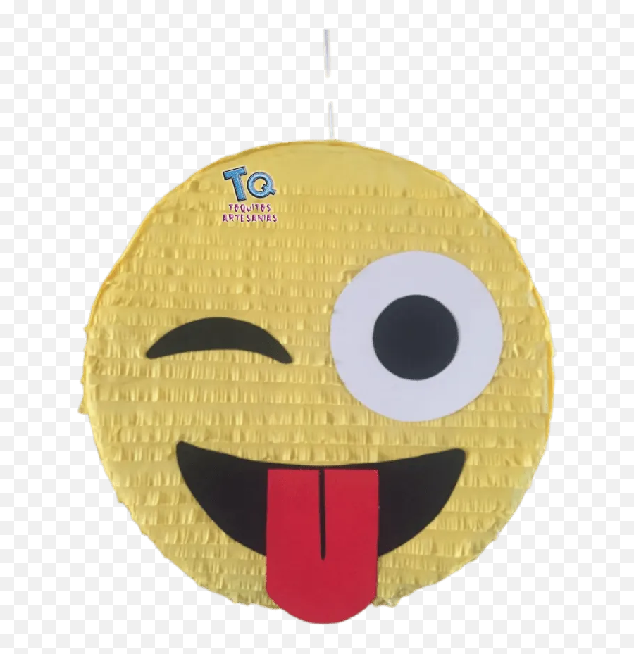 Toquitos Artesanias Montevideo Uruguay - Piñatas En Forma Redonda Emoji,Emoji Pinata