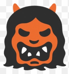 Android Emoji Miladesign Stickers For - Ogro Japones