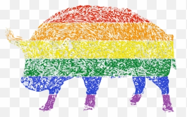 Gay Bull Vector Illustration - Lgbt Emoji,Pride Flag Emojis