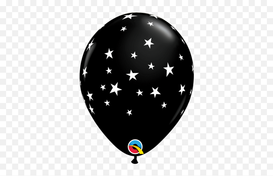 Greetings House - 11 Latex Onyx Black Pk25 Contempo Stars Flag Emoji,Star Money Emoji